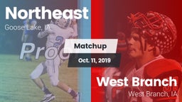 Matchup: Northeast vs. West Branch  2019