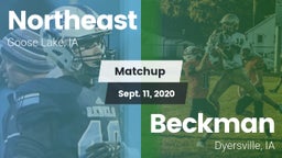 Matchup: Northeast vs. Beckman  2020