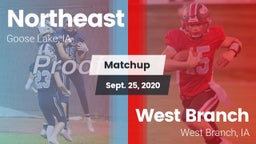 Matchup: Northeast vs. West Branch  2020