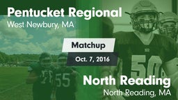 Matchup: Pentucket Regional vs. North Reading  2016