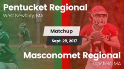 Matchup: Pentucket Regional vs. Masconomet Regional  2017