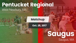 Matchup: Pentucket Regional vs. Saugus  2017