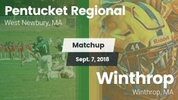 Matchup: Pentucket Regional vs. Winthrop   2018