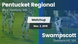 Matchup: Pentucket Regional vs. Swampscott  2018