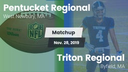 Matchup: Pentucket Regional vs. Triton Regional  2019