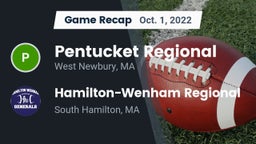 Recap: Pentucket Regional  vs. Hamilton-Wenham Regional  2022