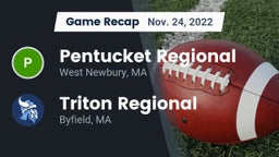 Recap: Pentucket Regional  vs. Triton Regional  2022