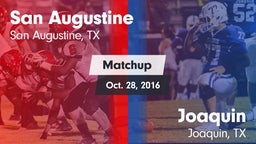 Matchup: San Augustine vs. Joaquin  2016