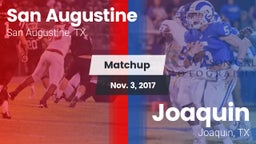 Matchup: San Augustine vs. Joaquin  2017