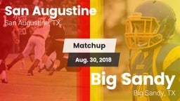 Matchup: San Augustine vs. Big Sandy  2018