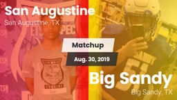 Matchup: San Augustine vs. Big Sandy  2019
