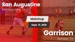 Matchup: San Augustine vs. Garrison  2019