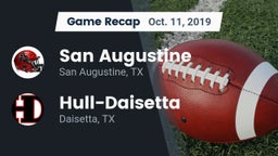 Recap: San Augustine  vs. Hull-Daisetta  2019