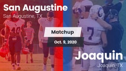Matchup: San Augustine vs. Joaquin  2020