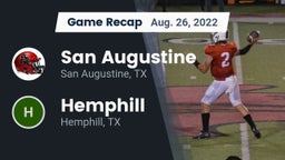 Recap: San Augustine  vs. Hemphill  2022