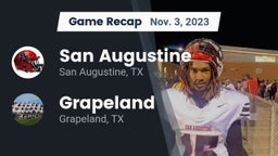 Recap: San Augustine  vs. Grapeland  2023