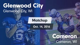 Matchup: Glenwood City vs. Cameron  2016