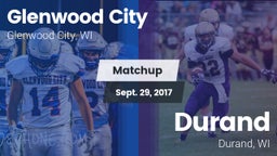 Matchup: Glenwood City vs. Durand  2017