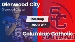 Matchup: Glenwood City vs. Columbus Catholic  2017