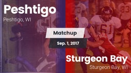 Matchup: Peshtigo vs. Sturgeon Bay  2017