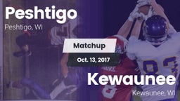 Matchup: Peshtigo vs. Kewaunee  2017