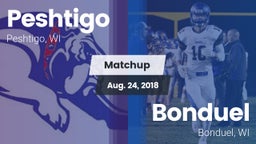 Matchup: Peshtigo vs. Bonduel  2018