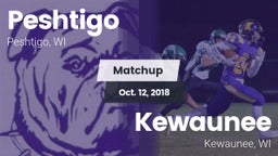 Matchup: Peshtigo vs. Kewaunee  2018