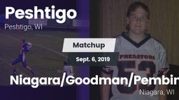 Matchup: Peshtigo vs. Niagara/Goodman/Pembine  2019