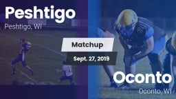 Matchup: Peshtigo vs. Oconto  2019
