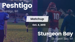 Matchup: Peshtigo vs. Sturgeon Bay  2019