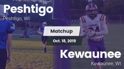 Matchup: Peshtigo vs. Kewaunee  2019