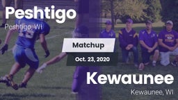 Matchup: Peshtigo vs. Kewaunee  2020