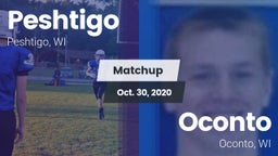 Matchup: Peshtigo vs. Oconto  2020