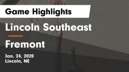 Lincoln Southeast  vs Fremont  Game Highlights - Jan. 24, 2020