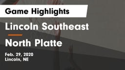 Lincoln Southeast  vs North Platte  Game Highlights - Feb. 29, 2020