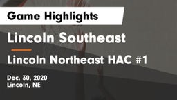 Lincoln Southeast  vs Lincoln Northeast HAC #1 Game Highlights - Dec. 30, 2020