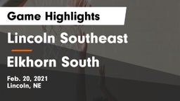 Lincoln Southeast  vs Elkhorn South  Game Highlights - Feb. 20, 2021