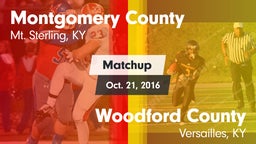 Matchup: Montgomery County vs. Woodford County  2016