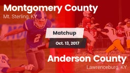 Matchup: Montgomery County vs. Anderson County  2017