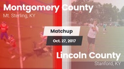 Matchup: Montgomery County vs. Lincoln County  2017