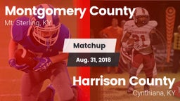Matchup: Montgomery County vs. Harrison County  2018