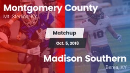 Matchup: Montgomery County vs. Madison Southern  2018