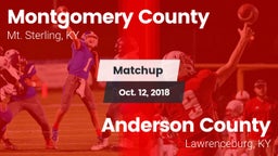 Matchup: Montgomery County vs. Anderson County  2018