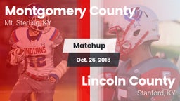 Matchup: Montgomery County vs. Lincoln County  2018