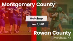 Matchup: Montgomery County vs. Rowan County  2019