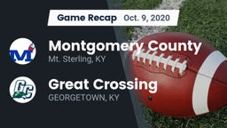 Recap: Montgomery County  vs. Great Crossing  2020