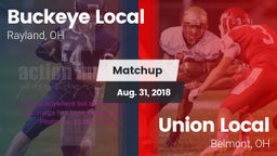 Matchup: Buckeye Local vs. Union Local  2018