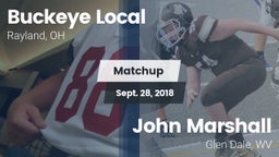 Matchup: Buckeye Local vs. John Marshall  2018