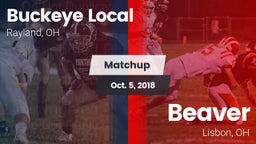 Matchup: Buckeye Local vs. Beaver  2018