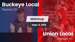 Matchup: Buckeye Local vs. Union Local  2019